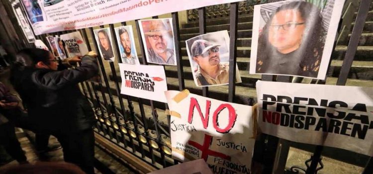Suman 14 periodistas asesinados en lo que va del año