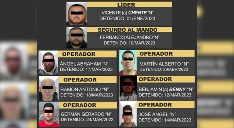 Detienen a 8 del grupo criminal de “El Chente” en Nogales
