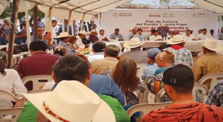 Informa INPI avances en los Planes de Justicia en Sonora