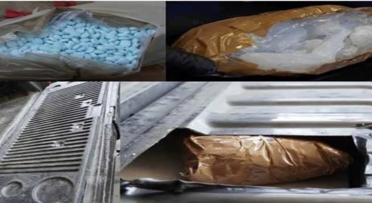 Decomisan fentanilo y metanfetamina en garita de Nogales