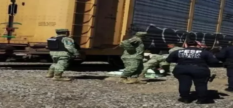Localizan narcóticos en vagón de tren en Nogales