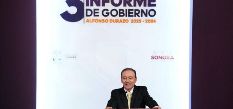 Tercer Informe de Gobierno de Alfonso Durazo: Puntos más importantes y proyectos que destacó