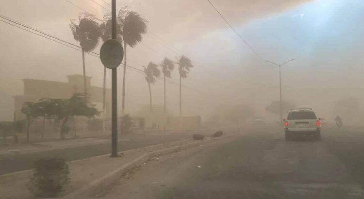 Se espera en Sonora vientos de 75 km/h por combinación de masas de aire caliente