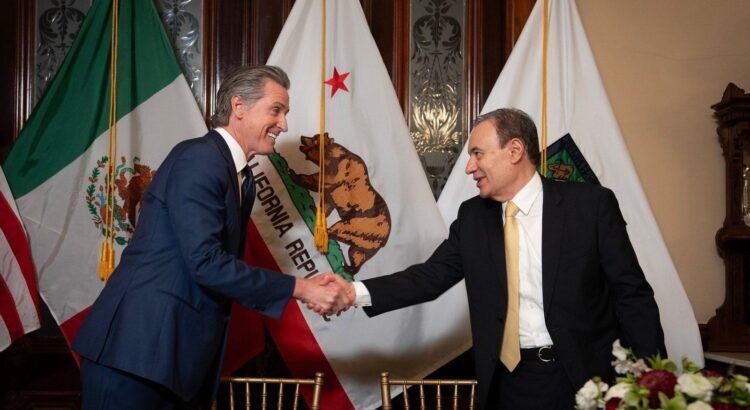 Gobernadores de Sonora y California firman acuerdo para impulsar el desarrollo sustentable