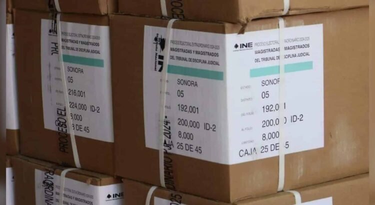 INE Sonora aclara que no hay errores en boletas para elegir a candidatos del Poder Judicial