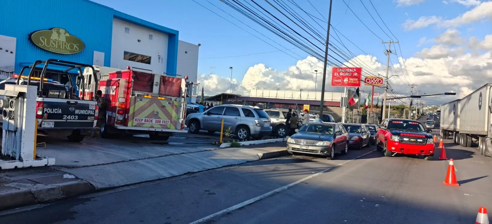 Emergencia química deja 30 afectados en una pastelería de Nogales